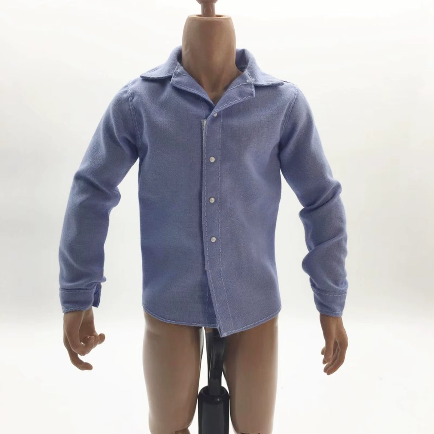 1/6 Men T-Shirt Male Clothes Solid Long Sleeve Shirt Undergarments Clothes Model for 12'' HT Kumik Figure Body Doll Toys