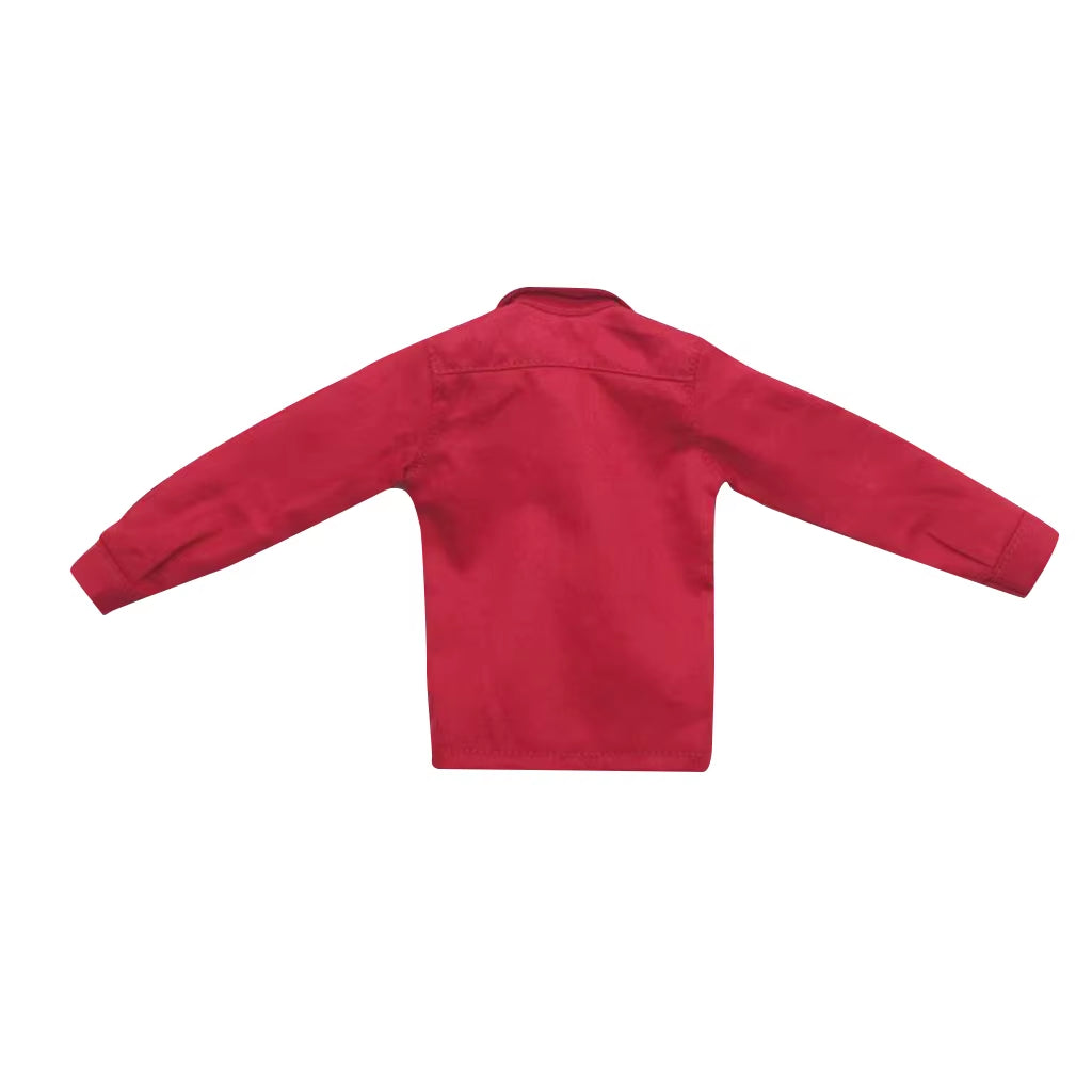 1/6 Men T-Shirt Male Clothes Solid Long Sleeve Shirt Undergarments Clothes Model for 12'' HT Kumik Figure Body Doll Toys